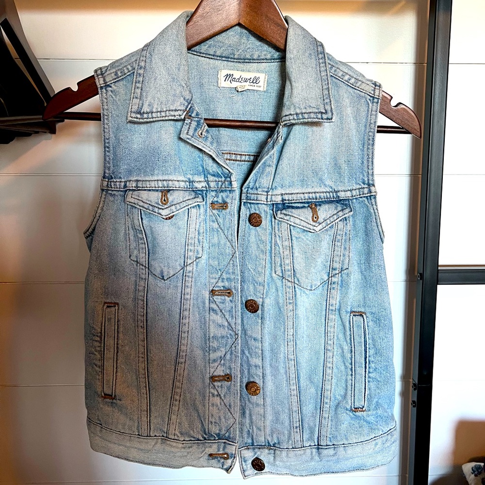 Like New XS Madewell Jean vest
